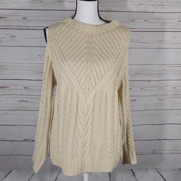 Urban day Sweaters - Chunky Over sized Cold shoulder Sweater XL